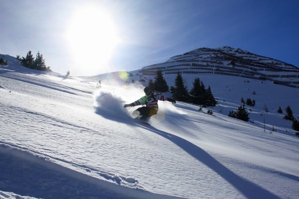 St. Anton snowboard offpiste